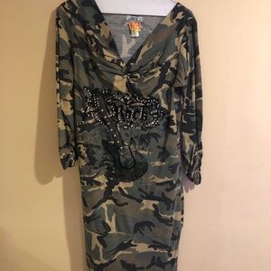 Camouflage summer dress rock ‘n’ roll